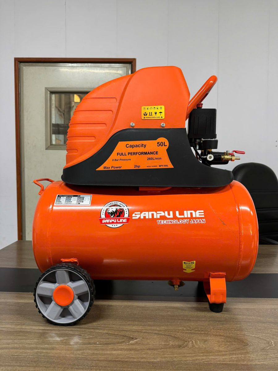 Máy nén khí mini có dầu SanpuLine đầu liền