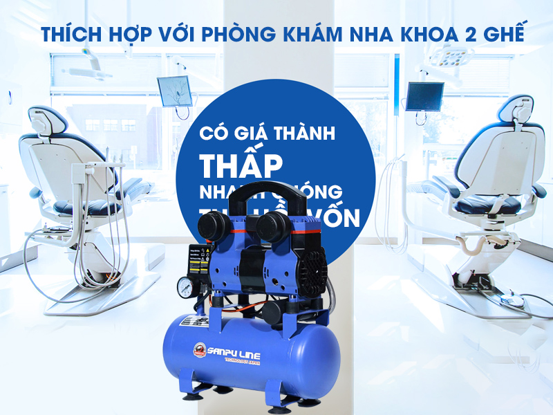 Máy nén khí giảm âm SanpuLine