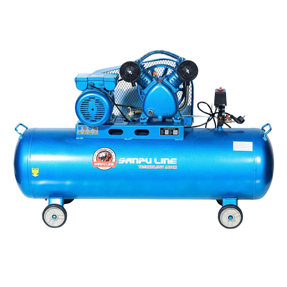 Máy nén khí Piston 130 lít Sanpuline V-0.36/8, 380V, 4hp