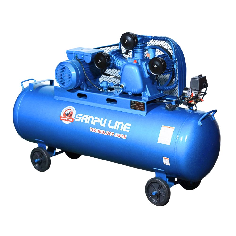 Máy nén khí 300 lít Sanpuline 380V, 8 bar bền đẹp, giá tốt