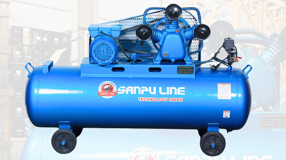 Máy nén khí Piston công suất lớn, dung tích đa dạng