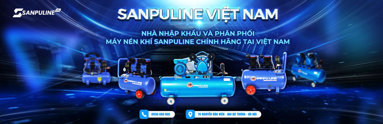 Sanpuline Việt Nam - Phân phối máy nén khí Sanpuline chính hãng