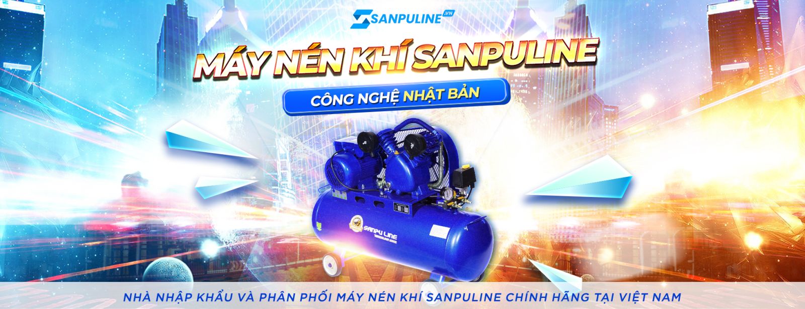 Máy nén khí SanpuLine công nghệ Nhật Bản