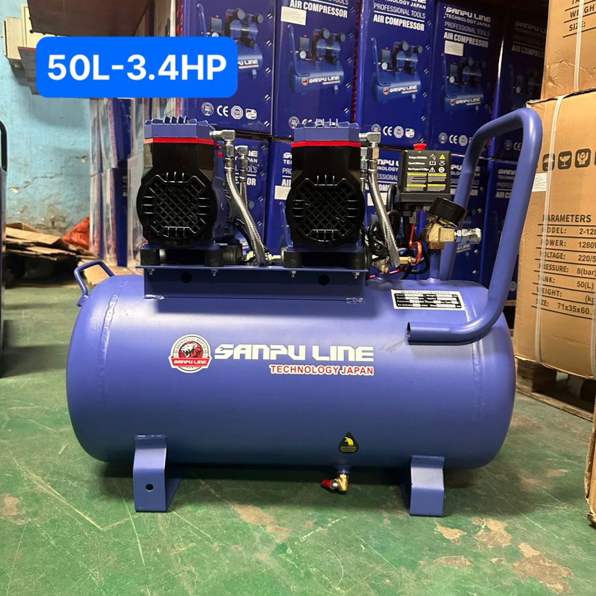 Motor máy nén khí SanpuLine chính hãng
